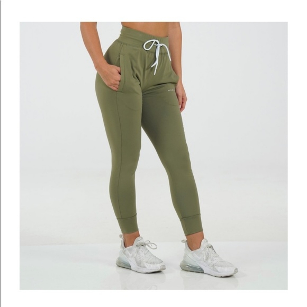 Olive green joggers